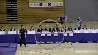 World Championships in Gymwheel 2016 Team Final Israel Noa Deri Vault [upl. by Ena]