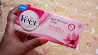 Veet Hair Removal Cream Review in Hindi  Cream for Normal Skin  Remove Unwanted Hair [upl. by Unni122]