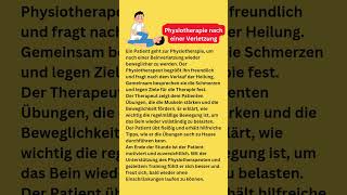 Physiotherapie deutschlernen germanlessons lernedeutsch learngerman foryou [upl. by Japeth]