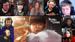 Heavy Is The Crown ft Linkin Park MV  League of Legends REACTION [upl. by Suoicul]