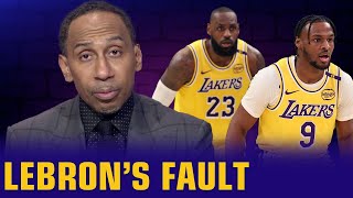 Bronny James criticism is only LeBrons fault [upl. by Aceber422]