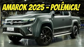 POLÊMICA Nova Amarok 2025  NOVO VISUAL MAIS BONITA MAS ESQUECERAM DO VOLANTE [upl. by Htebazle929]