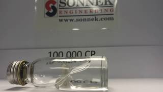 SONNEK viscosity guide quot100000 Cp  centipoisequot [upl. by Alemac]