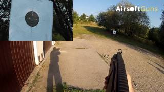 AEG G36C Cyma CM 011 preview and shooting test [upl. by Nylkaj]