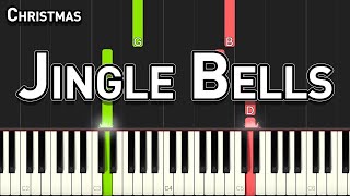 Christmas  Jingle Bells  Easy Piano Tutorial [upl. by Nelli]