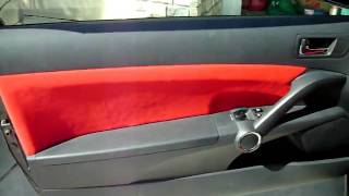 SCION TC RECARO RED DOOR INSERTS [upl. by Sidnal]