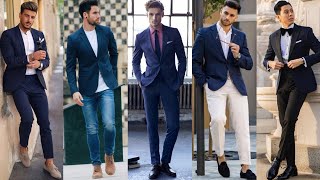 MOST Stylish Navy Blue Blazer Outfits For Men  How To Style Navy Blue Blazer  Mens Fashion 2024 [upl. by Demeter473]