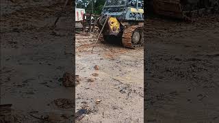 Tutorial gulung wire sling komatsu kobelco caterpillar sumitomo skidding logging hauling [upl. by Durrej4]