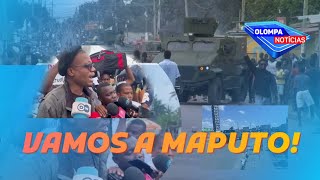 Jovens corajosos caminham a pé da Zambézia em direcção a cidade de Maputo [upl. by Doowrehs47]