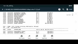 KNRUHS Bsc NursingPBBSC 1st phase College wise Allotment list Released 🥳🥳🥳 [upl. by Vigor354]