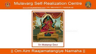 Matangi Mantra Meditation Dus Mahavidya  by Sri Sadguru Sivapremanandaji [upl. by Nauqit]