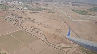 SkyWest Airlines CRJ700 take off Yuma international airport [upl. by Bucella]