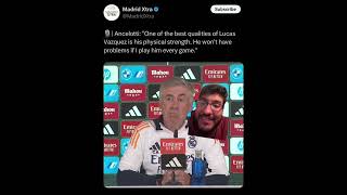 🚨Carlo Ancelotti’s Press Conference  Pt 13 realmadrid halamadrid madrid carloancelotti [upl. by Asyar267]