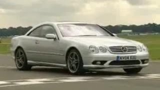 The Stig drives a Mercedes CL65  Top Gear  Series 4  BBC [upl. by Aleetha]