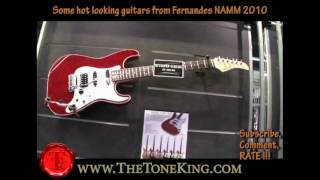 Fernandes Guitars  NAMM 2010 10  TTK Coverage [upl. by Siraj348]