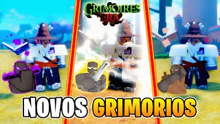 QUAL FICOU MELHOR SHOWCASE dos NOVOS GRIMÓRIOS do UPDATE 1 do GRIMOIRES ERA  Roblox  GG Games [upl. by Tutt148]