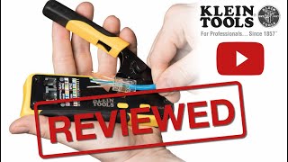 Klein Tools PassThru™ Ratcheting Cable Crimper amp Stripper VDV226 110 Review [upl. by Dorison]