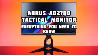 Everything you need to know about the Aorus AD27QD gaming monitor [upl. by Helsie979]