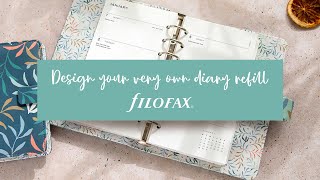 Design your very own diary refill with Filofax [upl. by Howlan]