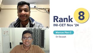 quotENT videos were my favorite in Marrowquot Dr Devesh Rank 8 Nov24 INICET Plan C [upl. by Attenrad82]