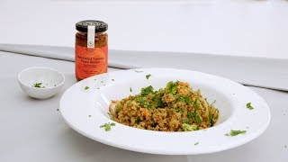 Quinoa salad with SunDried Tomato Pesto Rosso [upl. by Negris]