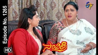 Savithri  25th April 2019  Full Episode No 1265  ETV Telugu [upl. by Accever]