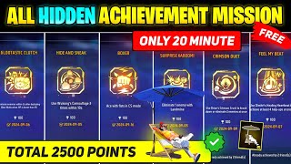 How To Complete All Hidden Achievement In Free Fire  All Hidden Achievements In Free Fire [upl. by Norrab]