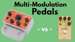 MultiModulation Pedals  Source Audio Orbital Modulator vs ZCAT QMod [upl. by Arahc]