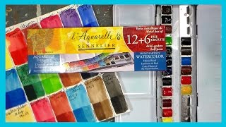 Sennelier LAquarelle Watercolor Review [upl. by Nickolai22]