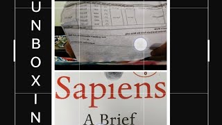 SAPIENS BOOK UNBOXING 📚 [upl. by Eanahs266]