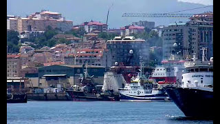 Película del atunero Albacora Nueve construido en Cartagena wmv [upl. by Elbon]