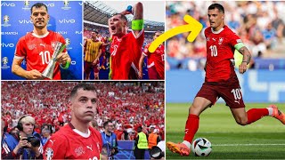 Granit Xhaka MASTERCLASS VS ITALY  Suisse vs Italie 20 Résumé  Italy vs Switzerland 02 EURO [upl. by Ydnor]