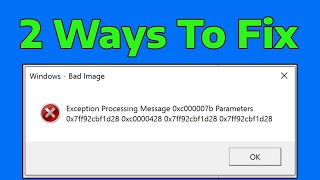 How To Fix Bad Image Error in Windows 11 amp Windows 10 [upl. by Eillod]