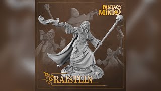 Raistlin Majere miniature Dragonlance  Component review and assembling by Fantasy Minis [upl. by Leizahaj]