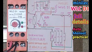 WLC D1 DOLstarter auto manual controlwater level controller [upl. by Aissela675]