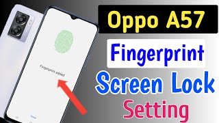 Oppo a57 fingerprint sensor settingOppo a57 fingerprint screen lock kaise set karen [upl. by Itsirhc]