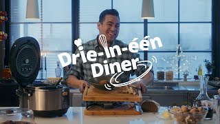 Lukt ‘t Danny Drie kerstgangen één multicooker…  Drieinéén Diner 3  bolcom [upl. by Niatsirk643]