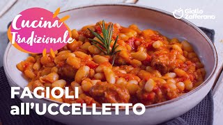 FAGIOLI allUCCELLETTO  RICETTA TOSCANA della TRADIZIONE CONTADINA😋 [upl. by Ilyah174]