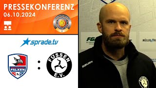 06102024  Pressekonferenz  Heilbronner Falken vs EV Füssen [upl. by Steiner]