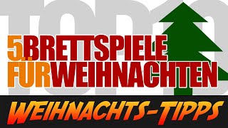 Meine 5 Brettspiele für Weihnachten [upl. by Ameg]