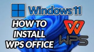 How to install wps office Techsri [upl. by Aicitel]