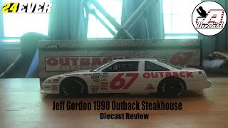 Jeff Gordon 1990 Outback Steakhouse 124 Diecast Review [upl. by Lebazi]