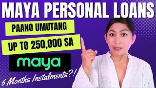 Maya Personal Loans  Paano Umutang Kay Maya EWallet [upl. by Moonier]