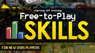 F2P Skills in OSRS how to begin training them [upl. by Rodrich]