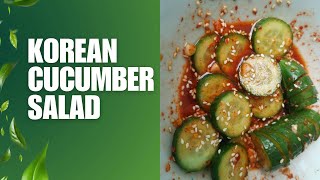 Kimchi Korean Cucumber Salad Recipe  Cucumber Kimchi [upl. by Eiramik]