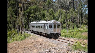 DRC40 Returns to service at Daylesford Spa Country Railway on 5 Shuttles to Bullarto 181222 [upl. by Alber]