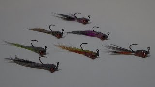 Fly Tying  Panfish Grizzly Minnow [upl. by Wernda]