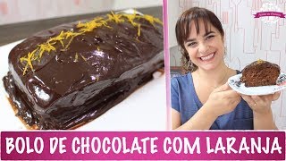 BOLO FOFO DE CHOCOLATE COM LARANJA  390  Receitas da Mussinha [upl. by Atteyram]