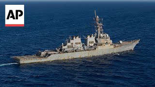 US navy finds itself locked in combat against Yemens Houthi rebels [upl. by Melva984]