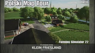 Klein Friesland Polski Map Tour 4K konsole Farming Simulator 22PS5 [upl. by Svend]